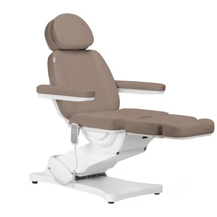 Professional electric cosmetology chair - bed SILLON CLASSIC 3 motors, brown color 2 Professional electric cosmetology chair - bed SILLON CLASSIC 3 motors, brown color 2