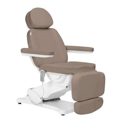 Professional electric cosmetology chair - bed SILLON CLASSIC 3 motors, brown color Professional electric cosmetology chair - bed SILLON CLASSIC 3 motors, brown color
