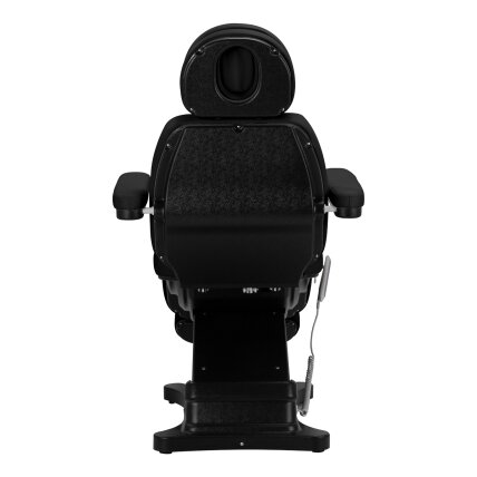 Professional electric cosmetology chair - bed SILLON CLASSIC, 3 motors, black color  2