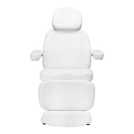 Profesionali elektrinė kosmetologinė kėdė - gultas SILLON CLASSIC, 4 variklių, baltos spalvos 7
