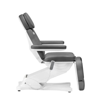Profesionali elektrinė kosmetologinė kėdė - gultas SILLON CLASSIC, 4 variklių, pilkos spalvos 3 Profesionali elektrinė kosmetologinė kėdė - gultas SILLON CLASSIC, 4 variklių, pilkos spalvos 3