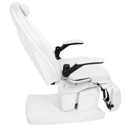 Professional electric podiatric chair-bed-bed for pedicure procedures AZZURRO 709A (3 motors), white 9 Professional electric podiatric chair-bed-bed for pedicure procedures AZZURRO 709A (3 motors), white 9