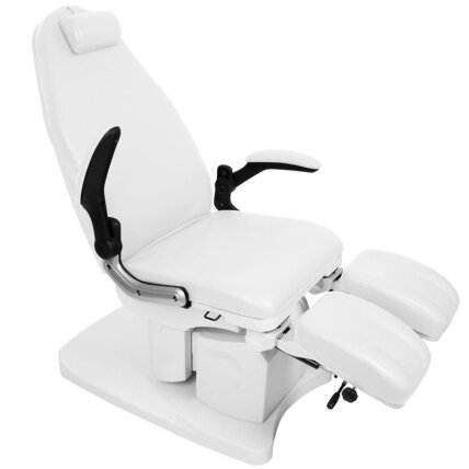 Professional electric podiatric chair-bed-bed for pedicure procedures AZZURRO 709A (3 motors), white 10 Professional electric podiatric chair-bed-bed for pedicure procedures AZZURRO 709A (3 motors), white 10