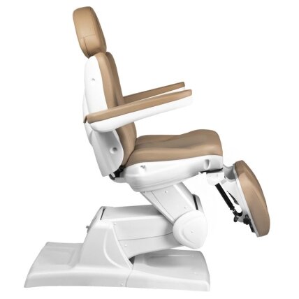 Professional electric podiatric chair-bed-bed for pedicure procedures AZZURRO 870S PEDI (3 motors), cappuccino color 10 Professional electric podiatric chair-bed-bed for pedicure procedures AZZURRO 870S PEDI (3 motors), cappuccino color 10