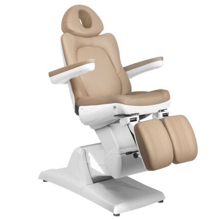 Professional electric podiatric chair-bed-bed for pedicure procedures AZZURRO 870S PEDI (3 motors), cappuccino color 5 Professional electric podiatric chair-bed-bed for pedicure procedures AZZURRO 870S PEDI (3 motors), cappuccino color 5