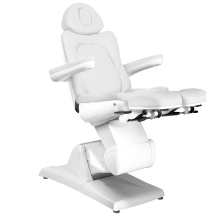 Professional electric podiatric chair - bed-lounger for pedicure procedures AZZURRO 870S PEDI, white (3 MOTORS) 7 Professional electric podiatric chair - bed-lounger for pedicure procedures AZZURRO 870S PEDI, white (3 MOTORS) 7