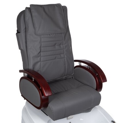 Professional electric podiatry chair for pedicure procedures with massage function BR-2307, grey color 1 Professional electric podiatry chair for pedicure procedures with massage function BR-2307, grey color 1