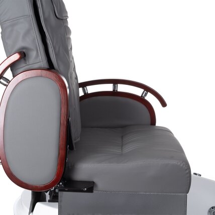 Professional electric podiatry chair for pedicure procedures with massage function BR-2307, grey color 7 Professional electric podiatry chair for pedicure procedures with massage function BR-2307, grey color 7