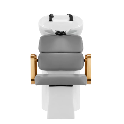 Professional head washer for hairdressers and beauty salons GABBIANO PORTO, gray color 2 Professional head washer for hairdressers and beauty salons GABBIANO PORTO, gray color 2