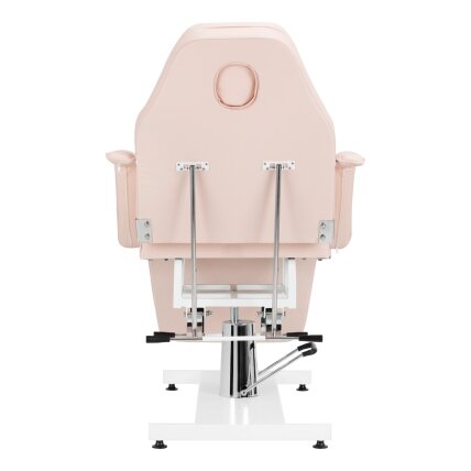 Professional hydraulic cosmetology bed BASIC 210, pink color 4 Professional hydraulic cosmetology bed BASIC 210, pink color 4