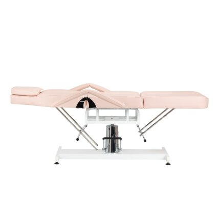 Professional hydraulic cosmetology bed BASIC 210, pink color 8