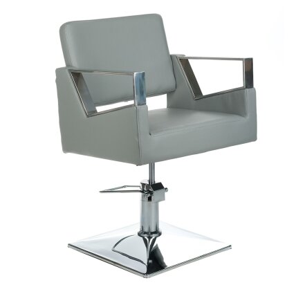 Professional hairdressing chair ARTURO 3936A, light grey color Professional hairdressing chair ARTURO 3936A, light grey color