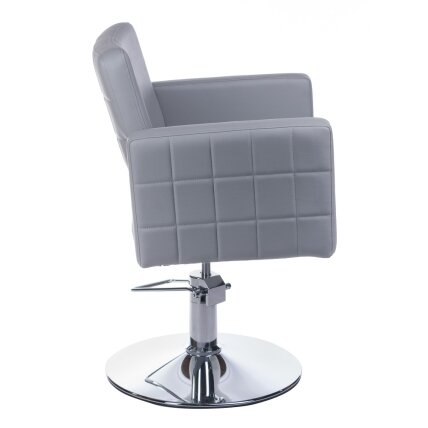 Professional hairdressing chair Ernesto BM-6302, light gray color 2 Professional hairdressing chair Ernesto BM-6302, light gray color 2