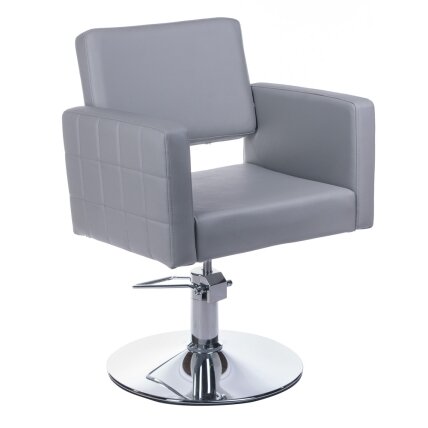 Professional hairdressing chair Ernesto BM-6302, light gray color Professional hairdressing chair Ernesto BM-6302, light gray color