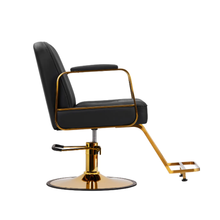 Professional hairdressing chair GABBIANO ACRI, black color 2 Professional hairdressing chair GABBIANO ACRI, black color 2