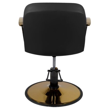 Professional barber chair GABBIANO BOLONIA , black color 1