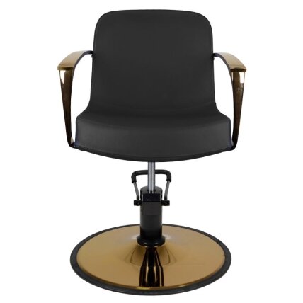Professional barber chair GABBIANO BOLONIA , black color 3