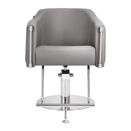 Professional hairdressing chair GABBIANO BURGOS, gray color 1