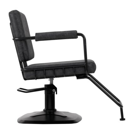 Professional hairdressing chair GABBIANO CATANIA LOFT, black color 1 Professional hairdressing chair GABBIANO CATANIA LOFT, black color 1