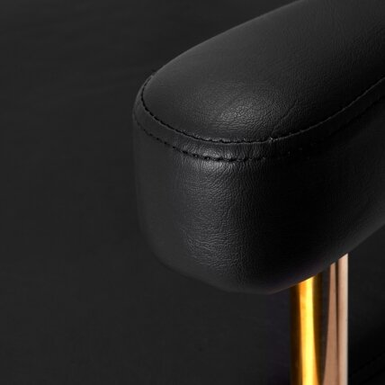 Professional hairdressing chair GABBIANO GRANDA, black with gold details 4
