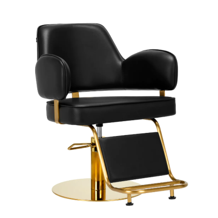 Professional hairdressing chair GABBIANO LINZ, black Professional hairdressing chair GABBIANO LINZ, black