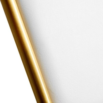 Professional hairdressing chair GABBIANO Linz NQ, white with gold details 5 Professional hairdressing chair GABBIANO Linz NQ, white with gold details 5