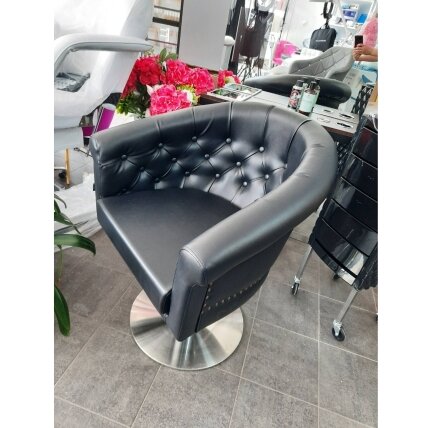 Professional barber chair GABBIANO LONDON, black 2 Professional barber chair GABBIANO LONDON, black 2