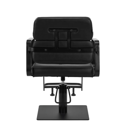 Professional hairdressing chair GABBIANO PORTO, black color 3