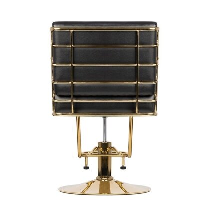 Professional hairdressing chair GABBIANO PRATO, black-gold color 2 Professional hairdressing chair GABBIANO PRATO, black-gold color 2