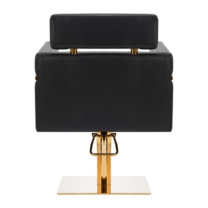 Professional hairdressing chair GABBIANO TOLEDO, black with gold details 3 Professional hairdressing chair GABBIANO TOLEDO, black with gold details 3