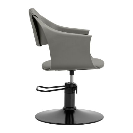 Profesionali kirpyklos kėdė HAIR SYSTEM HALO, pilkos spalvos 2