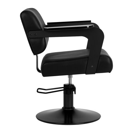 Profesionali kirpyklos kėdė HAIR SYSTEM, juodos spalvos 2