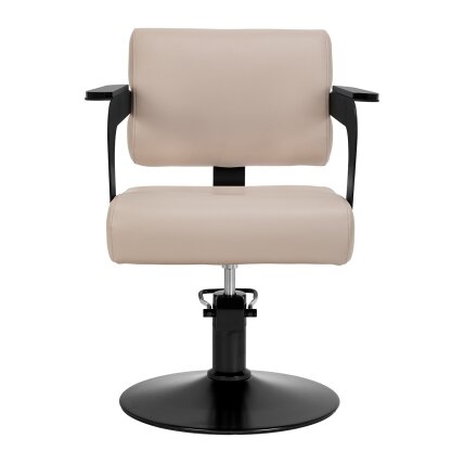 Profesionali kirpyklos kėdė HAIR SYSTEM, smėlio spalvos 1