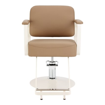 Professional barber chair OMEGA AURORA, light brown 2 Professional barber chair OMEGA AURORA, light brown 2