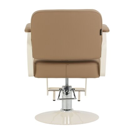 Professional barber chair OMEGA AURORA, light brown 3 Professional barber chair OMEGA AURORA, light brown 3