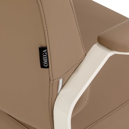 Professional barber chair OMEGA AURORA, light brown 4 Professional barber chair OMEGA AURORA, light brown 4