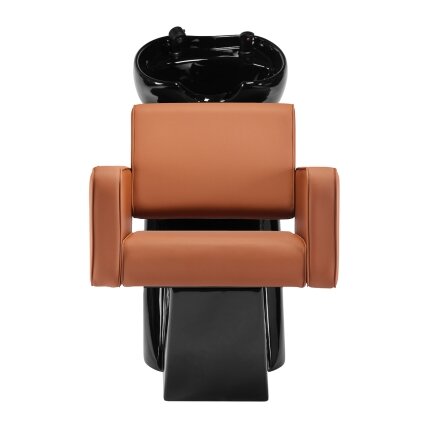Professional barber sink GABBIANO BILBAO, brown 1