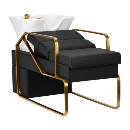 Professional sink for hairdressers GABBIANO DIANA, black/gold color 4 Professional sink for hairdressers GABBIANO DIANA, black/gold color 4