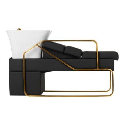 Professional sink for hairdressers GABBIANO DIANA, black/gold color 5 Professional sink for hairdressers GABBIANO DIANA, black/gold color 5