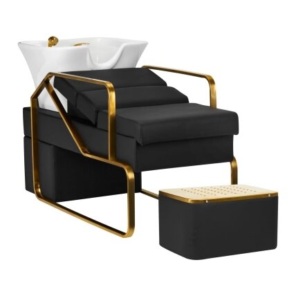Professional sink for hairdressers GABBIANO DIANA, black/gold color Professional sink for hairdressers GABBIANO DIANA, black/gold color