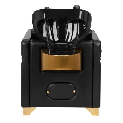 Professional hairdressing sink GABBIANO TOLEDO, black with gold details 3 Professional hairdressing sink GABBIANO TOLEDO, black with gold details 3