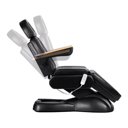 Profesionali kosmetolgonė lova grožio salonams SILLON LUX 273B + meistro kėdutė №304 juodos spalvos 3 Profesionali kosmetolgonė lova grožio salonams SILLON LUX 273B + meistro kėdutė №304 juodos spalvos 3