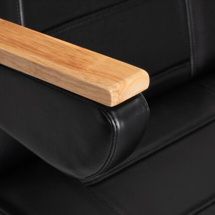 Profesionali kosmetolgonė lova grožio salonams SILLON LUX 273B + meistro kėdutė №304 juodos spalvos 9 Profesionali kosmetolgonė lova grožio salonams SILLON LUX 273B + meistro kėdutė №304 juodos spalvos 9