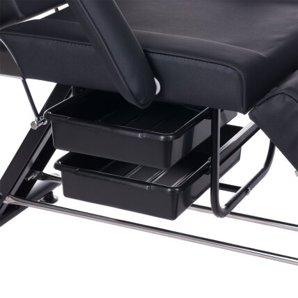 Professional cosmetology couch-bed 262A, black color 4 Professional cosmetology couch-bed 262A, black color 4