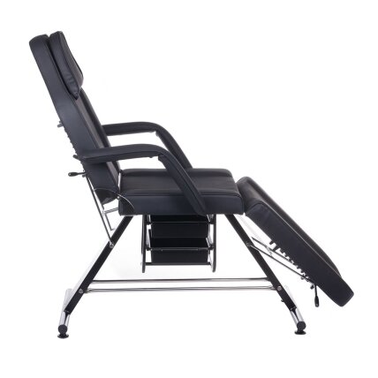 Professional cosmetology couch-bed 262A, black color 5 Professional cosmetology couch-bed 262A, black color 5