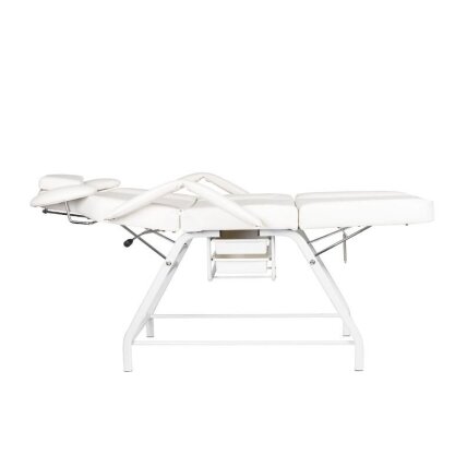 Professional cosmetology couch - bed white IVETTE 2 Professional cosmetology couch - bed white IVETTE 2