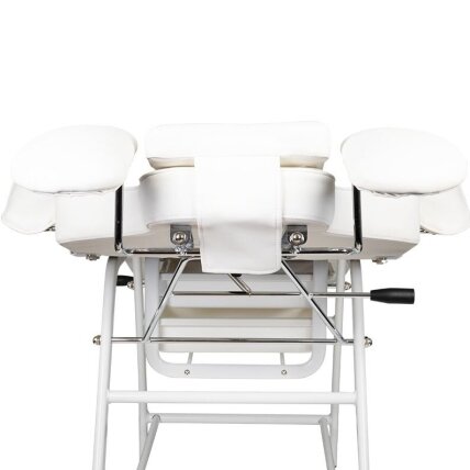 Professional cosmetology couch - bed white IVETTE 6 Professional cosmetology couch - bed white IVETTE 6