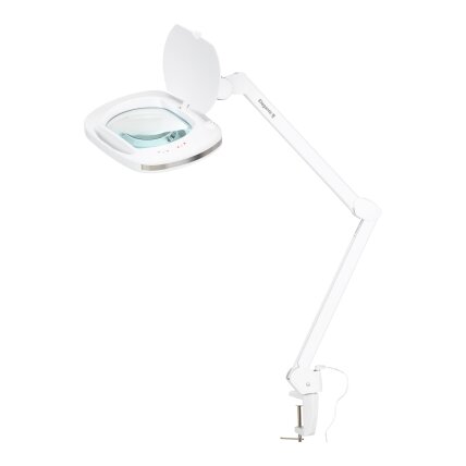 Professional cosmetic LED lamp - magnifier ELEGANTE 6030, surface-mounted, white