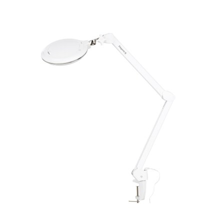 Professional cosmetic LED lamp - magnifier ELEGANTE 6031, surface-mounted, white 1