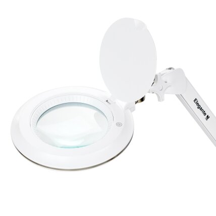 Professional cosmetic LED lamp - magnifier ELEGANTE 6031, surface-mounted, white 2